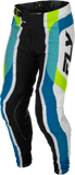 Fly Racing Lite Le Current Motorcycle Pants White/Lime/Blue Size 32, Part Number 379-73532