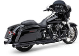 Cobra 6277RB GEN2 Neighbor Haters 4-Inch Groove Tip Slip-On Mufflers for Harley-Davidson FLH/FLT 2017-2018