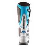 Gaerne SG-22 LE White/Black/Light Blue Motorcycle Boots, Size 12