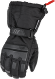 Fly Racing Aurora Gloves Black – Size 3X with Waterproof and Insulated Features