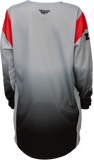 FLY RACING Youth Kinetic DBK Jersey Grey/Black/Red YXL 379-520YXL