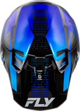 Fly Racing Youth Formula S Carbon Protocol Helmet Black Carbon/Blue, Model 73-4466YL