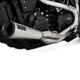 Vance & Hines 304 Stainless Steel HD Dyna 1991–2017 Upsweep 2-into-1 PCX Exhaust System, Part 27325