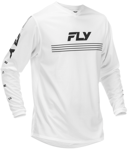 Fly Racing Universal Jersey White and Black Size Small (Part #379-991S)