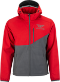 FLY RACING Small Checkpoint Jacket Grey/Red 354-6384S