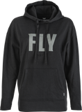 Fly Racing Women's Weekender Hoodie Black/Grey SM - Lightweight Pullover with Kangaroo Pocket