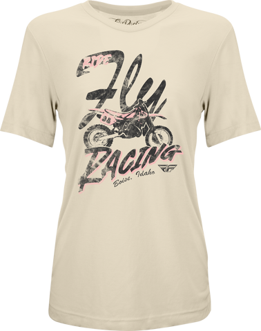 Fly Racing Women's Vintage Tee Bone 2X - Comfortable Crew Neck T-Shirt