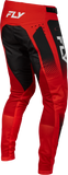Fly Racing Youth Rayce Sonar BMX/MTB Bicycle Pants Red/Black/White Size 20, Part Number 380-06220