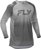 Fly Racing Evolution DST Jersey White/Grey Small - Performance Cycling Jersey with Advanced Ventilation