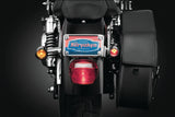 Kuryakyn 3155 License Plate Turn Signal & Marker Light Mount, Chrome