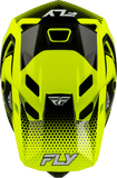 Fly Racing Rayce Sonar Bicycle Helmet Hi-Vis Black/White Medium, Part Number 73-3653M