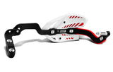 Cycra CRM Wrap-Around Handguards with 7/8-Inch Clamp, White/Red – 1CYC-7407-32X