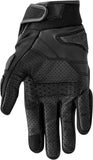 RST Vortek Black Textile Motorcycle Gloves, Large – Part Number 103651BLK-10
