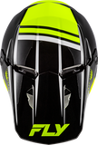 FLY Racing Kinetic Verdict Helmet Black, Hi Vis, and Grey – Size 2X