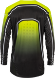 Fly Racing Youth Rayce Bicycle Jersey Lime/Black/White - Part Number 379-053YL