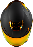 Fly Racing Sentinel Recon Motorcycle Helmet Matte Black/Fire Chrome XS, Part Number 73-8427XS