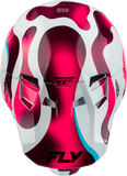 Fly Racing Youth Formula CC Vibe Helmet White/Pink/Blue YL, Part Number 73-4366YL