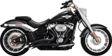 Vance & Hines 46375 Big Radius 2-2 Black PCX Full System Exhaust for 2018-2022 Harley-Davidson Fat Boy 114 and Breakout 114