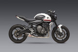 Yoshimura 19660AP520 AT2 Race FS SS/SS/CF Works Exhaust for 2021–2023 Triumph Trident 660