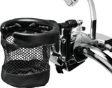 Kuryakyn Drink Holder Mesh Basket, Universal Gloss Black, Model 1738