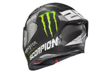 Exo R1 Air Helmet Quartararo Monster Energy Silver Xl