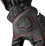 RST S1 Leather Motorcycle Gloves Black/Red, Small – Part Number 103650RED-08