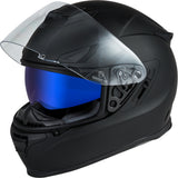 FLY RACING 8 in IS-08-BLUE Sentinel Inner Sunshield Blue Mirror