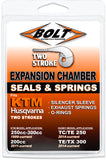 BOLT 2-Stroke O-Ring, Spring and Coupler Kit for 200-300cc KTM Models, Part EU.EX.200-300CC