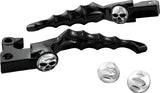 Kuryakyn 08-13 Touring Cable Gloss Black Zombie Levers 1091