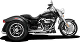 Vance & Hines 4-Inch Twin Slash Round Slip-On Exhaust, 16796
