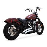 Vance & Hines 2-2 PCX Big Radius Full System Exhaust, Chrome, Model 18-22 HD Softail / Street Bob, Part 26377