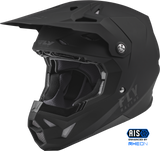 Fly Racing Formula CP Solid Helmet Matte Black Large, Part Number 73-0025L