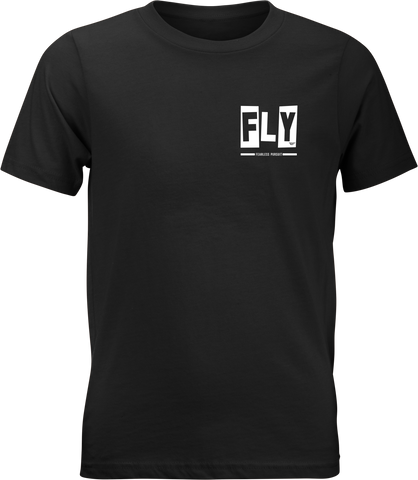 Fly Racing Youth Punk Tee in Black (Part #354-0416YL)
