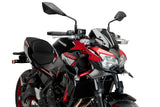 PUIG 21134J Downforce Front Spoiler Matte Black for Kawasaki Z650