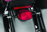 Kuryakyn Micro 1000 Amber Satin Black Clear Lens Turn Signal, Model 2537