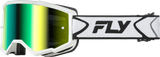 FLY RACING Youth Zone Goggle, White/Black, 37-51534Y