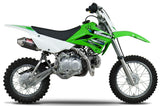 Yoshimura 2430522 RS-2 Stainless Steel/Carbon Fiber Exhaust System for Kawasaki KLX110