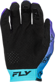Fly Racing Lite Outline Gloves Purple/Blue/Black - Part Number 379-7152X
