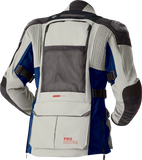 RST Pro Series Adventure D3O Textile Motorcycle Jacket Silver/Blue 5X, Part 103599SIL-54