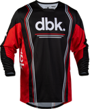 FLY RACING Large Kinetic DBK Jersey Black/Red/White 380-524L