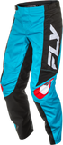 Fly Racing F 16 Pants Cyan/Black/White Size 30 – Durable Motocross Riding Gear