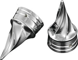 Kuryakyn 1.25 in Twisted Axle Caps Chrome, Model 1217