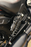 FOX QS3/QSR Piggyback Rear Shocks for Indian Scout, Scout Sixty and Scout Bobber – +1-Inch, Standard Spring, Part 897-25-321