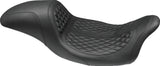 Mustang Motorcycle 1-Piece HighTail Fastback Seat, Black, Model 75947