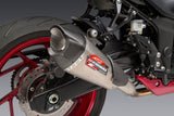 Yoshimura 11801BP521 Exhaust Street AT2 Slip-On SS/SS/CF Works