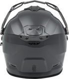 FLY Racing Trekker Solid Helmet Grey XS – Versatile Off-Road, Street, and Snow Helmet with ECE and DOT Approval