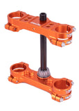 XTrig 21-23 GasGas MC 65 / Husqvarna TC 65 / KTM 65 SX ROCS Tech Triple Clamp, 22 mm Offset, Orange, Part 501220600501