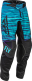 Fly Racing Youth Kinetic Mesh Pants Black/Blue/Purple Size 22