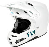 Fly Racing Formula S Carbon Solid Motorcycle Helmet, White, X-Small, Part Number 73-4494XS