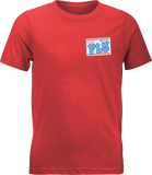 Fly Racing Youth Graffiti Tee in Red, Part Number 354-0415YM